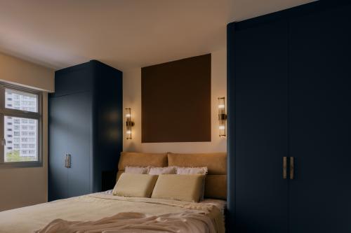 Eclectic Bedroom at St. George's Towers