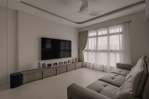 Modern Living Room at ParkView @ Bidadari
