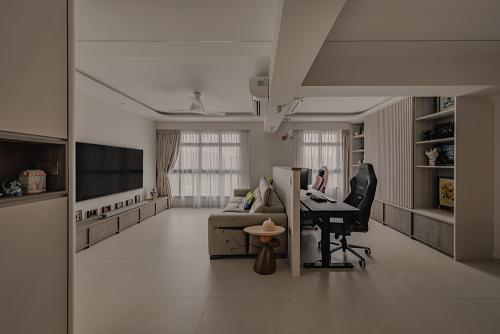 Modern Living Room at ParkView @ Bidadari