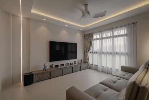 Modern Living Room at ParkView @ Bidadari
