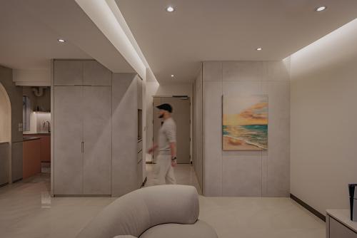 Modern Foyer at Hougang Olive