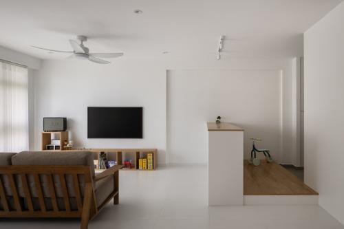 Minimalist Living Room at Canberra Vista II