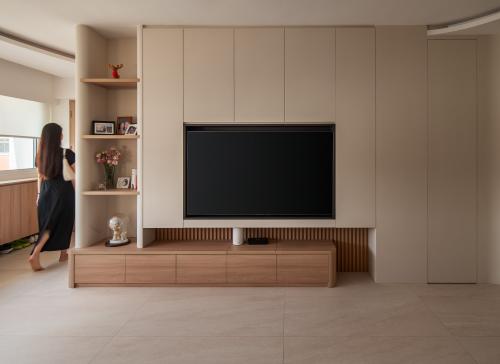 Scandinavian Living Room at 467 hougang