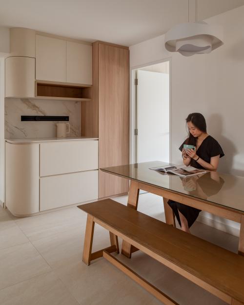 Scandinavian Dining Room at 467 hougang
