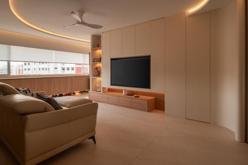 Scandinavian Living Room at 467 hougang
