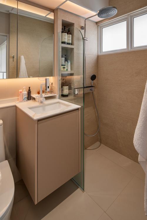 Scandinavian Bathroom at 467 hougang