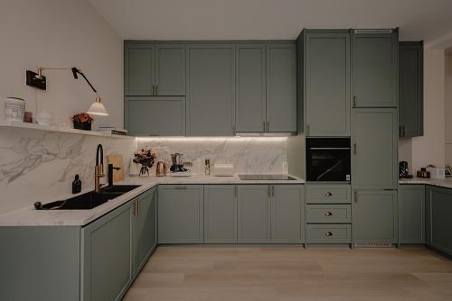 Minimalist Kitchen at Conservation House