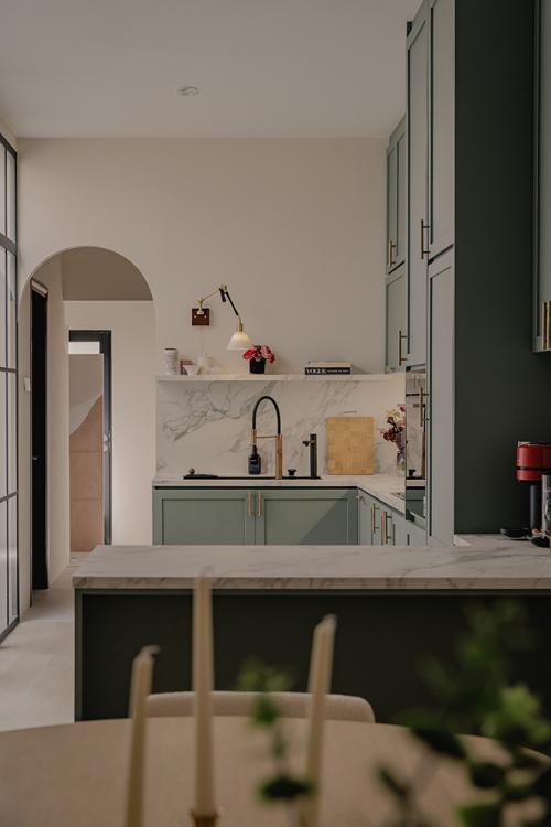 Minimalist Kitchen at Conservation House