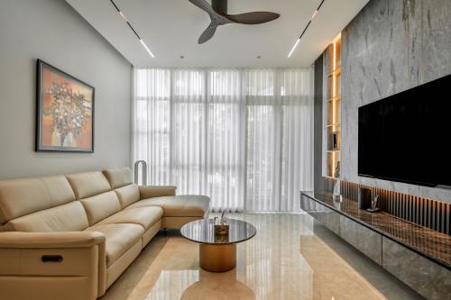 Modern Living Room at Country Park Condo
