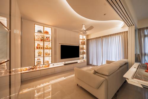 Contemporary Living Room at Costa Grove