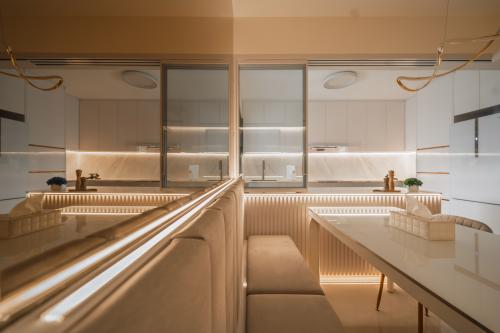 Contemporary Dining Room at Costa Grove