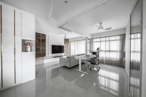 Contemporary Living Room at Costa Grove