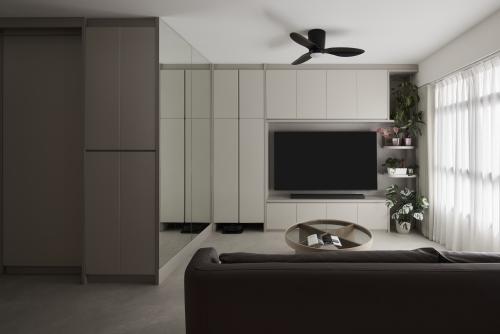 Contemporary Living Room at Toa Payoh Ridge