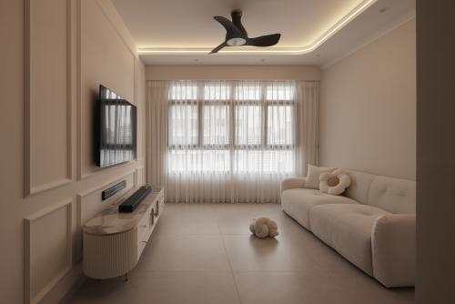 Asian Living Room at Bishan Towers