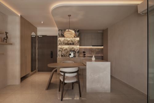 Scandinavian Dining Room at Dakota One