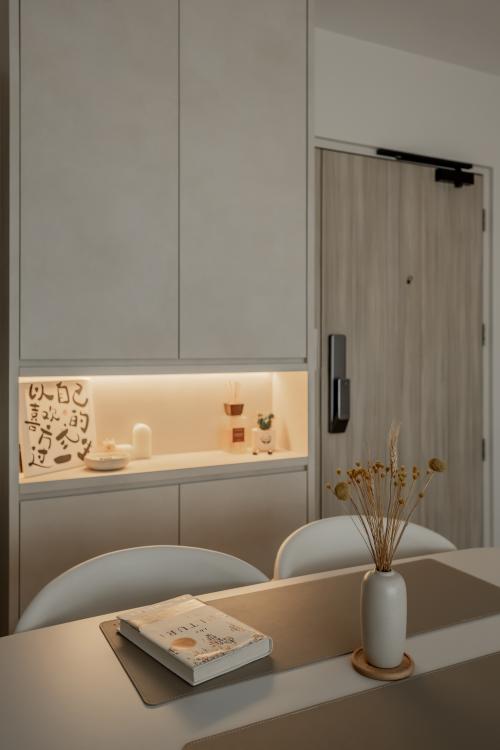 Minimalist Dining Room at 441C Bukit Batok West Ave 8