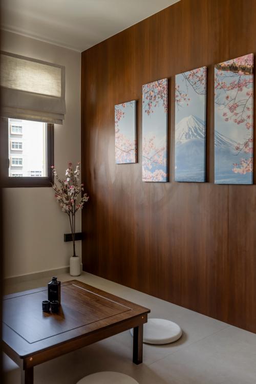 Contemporary Living Room at 95A Circuit Road
