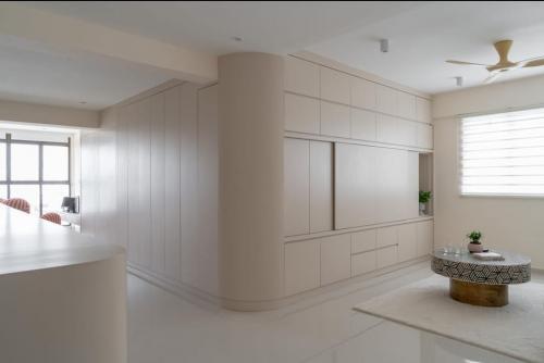 Contemporary Living Room at 38 Boon Keng Road