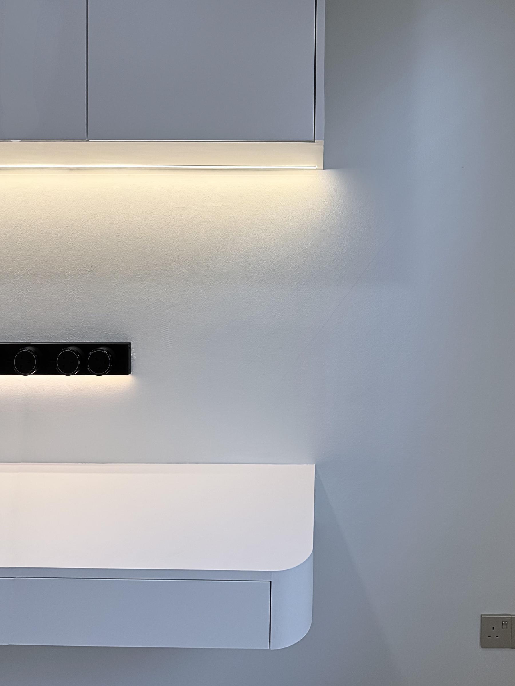 Modern Bedroom with Bookshelf and Storage Cabinets