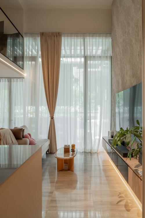 Minimalist Living Room at Seletar Park