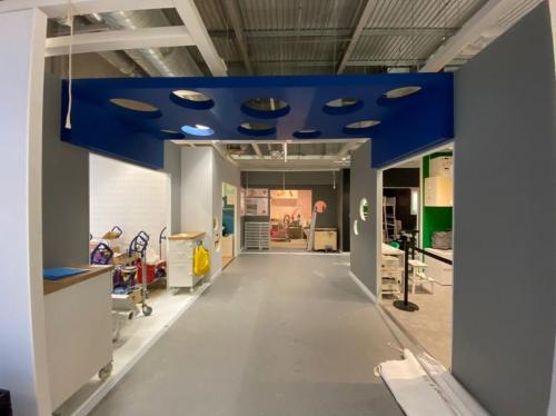 Modern Hallway at IKEA TAMPINES @ KIDS SHOWROOM