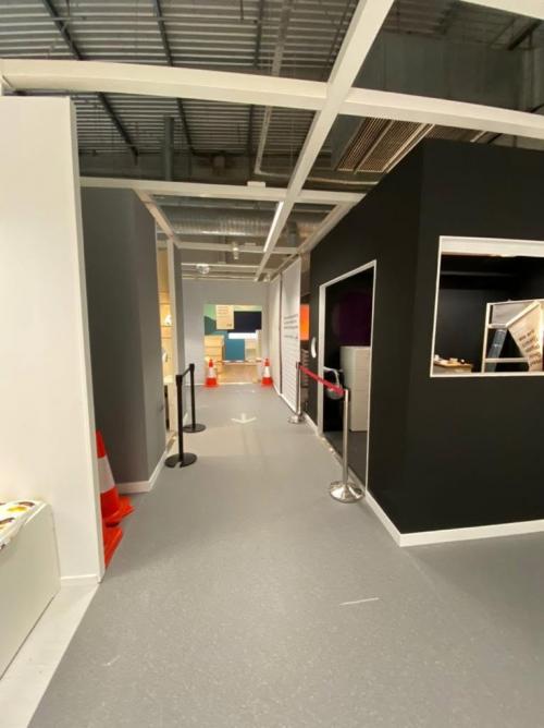 Modern Hallway at IKEA TAMPINES @ KIDS SHOWROOM