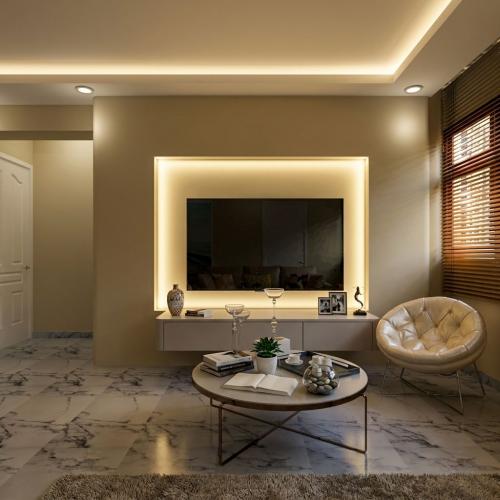 Contemporary Living Room at 617 JURONG WEST @ RESALE 4R HDB
