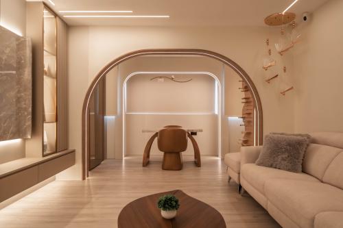 Contemporary Living Room at Tampines Ave 5