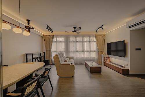 Scandinavian Living Room at Yishun Broadwalk