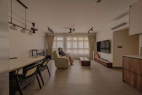 Scandinavian Living Room at Yishun Broadwalk
