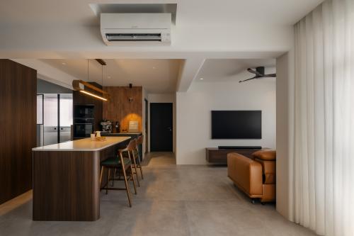 Contemporary Living Room at Toa Payoh Ridge