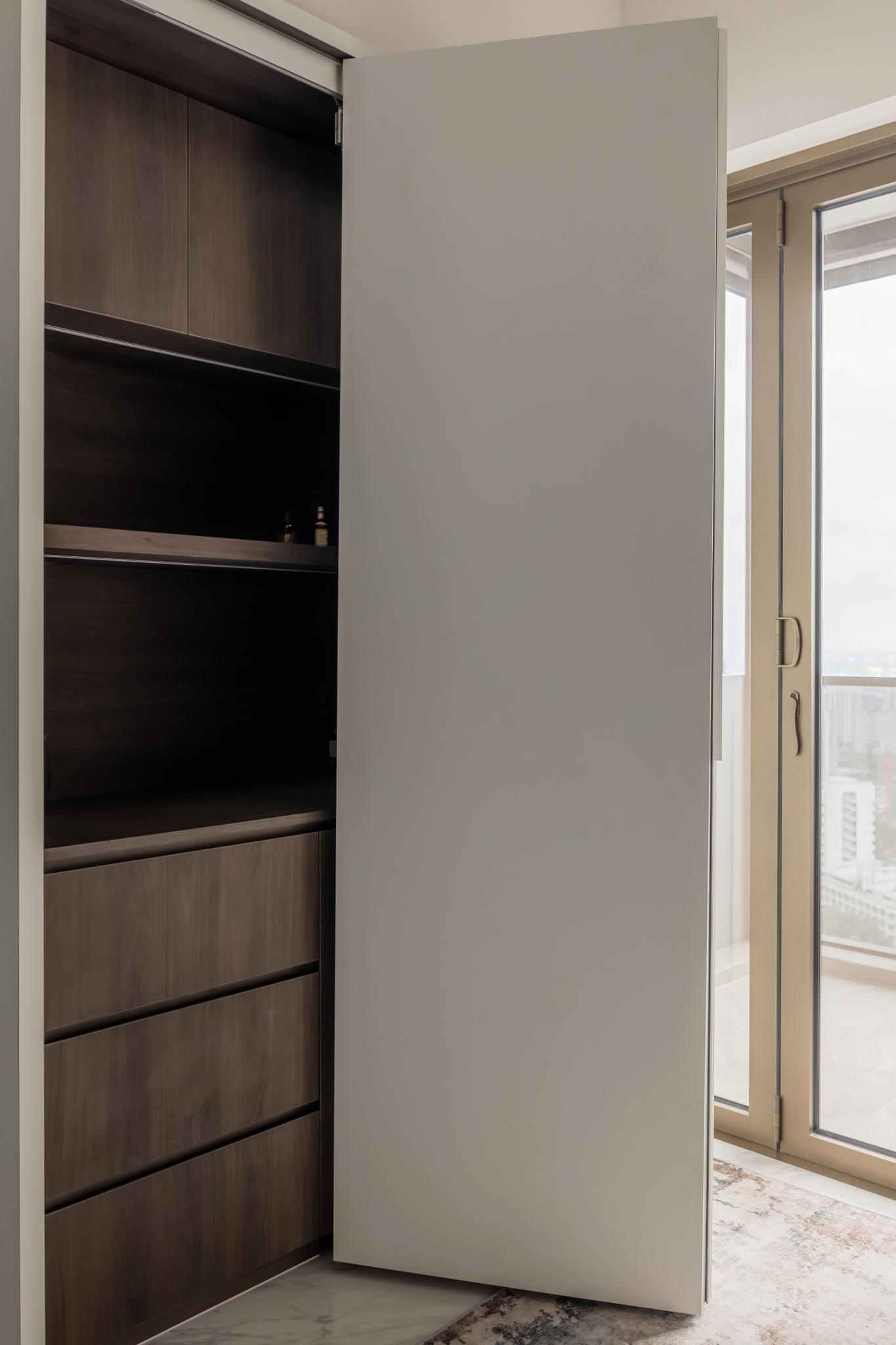 Modern Pantry with Tableware and Drinkware