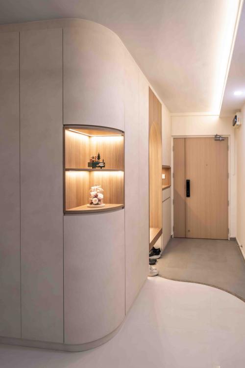 Minimalist Entryway at 113 Rivervale Walk