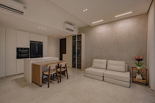 Minimalist Living Room at Tenet