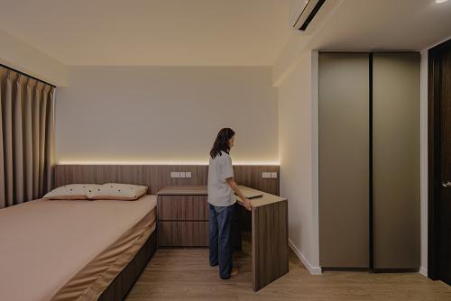 Minimalist Bedroom at Tenet