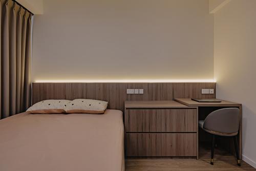 Minimalist Bedroom at Tenet