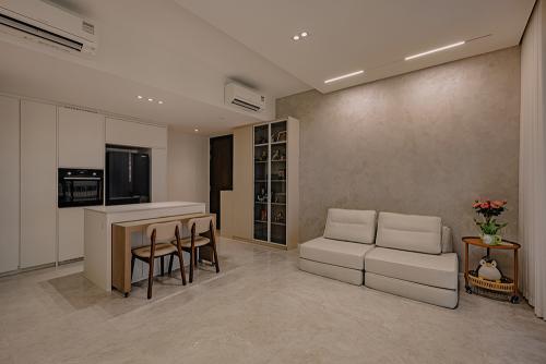 Minimalist Living Room at Tenet