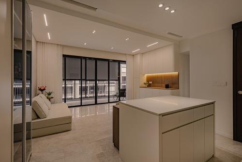 Minimalist Living Room at Tenet