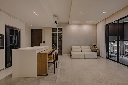 Minimalist Living Room at Tenet