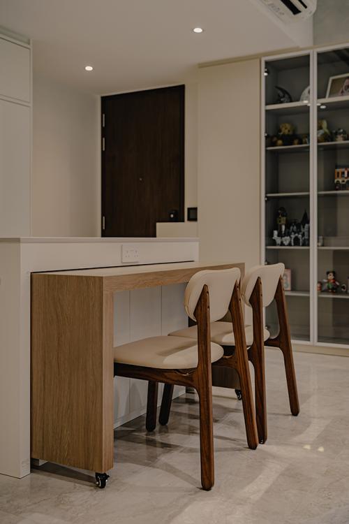 Minimalist Dining Room at Tenet