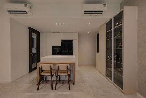Minimalist Dining Room at Tenet