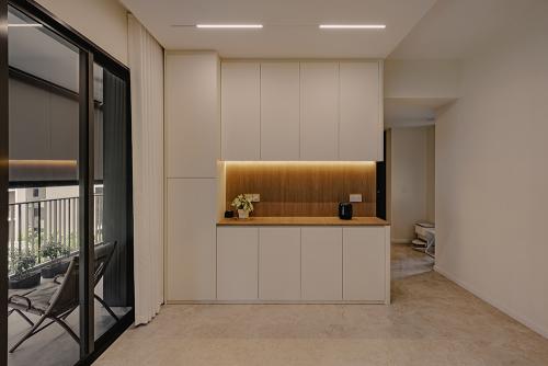 Minimalist Living Room at Tenet
