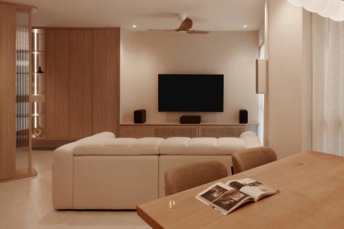 Minimalist Living Room at 8 Hougang Street 92