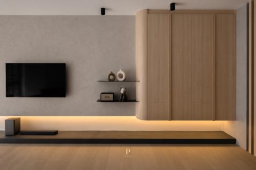 Minimalist Living Room at 229B Tengah Drive