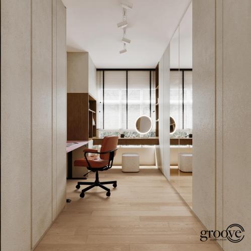 Minimalist Home Office at 282B Sengkang
