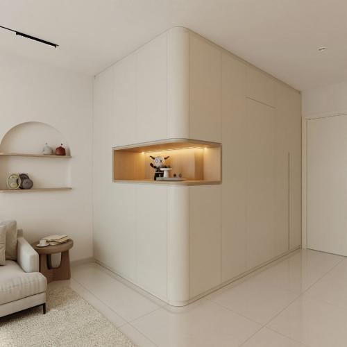 Contemporary Foyer at 95A Circuit Rd