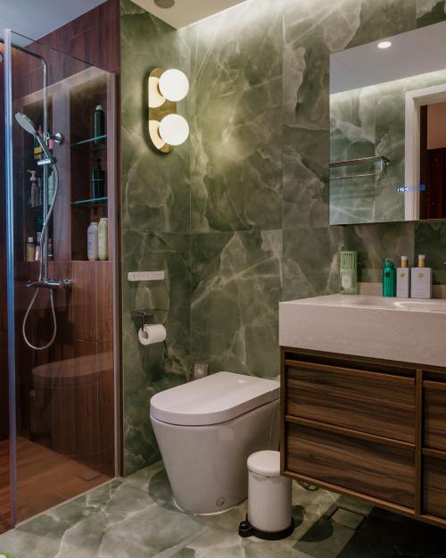 Contemporary Bathroom at Ecopolitan Condo