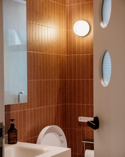 Contemporary Bathroom at Ecopolitan Condo