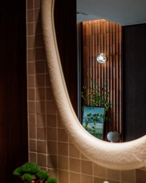 Contemporary Foyer at Ecopolitan Condo