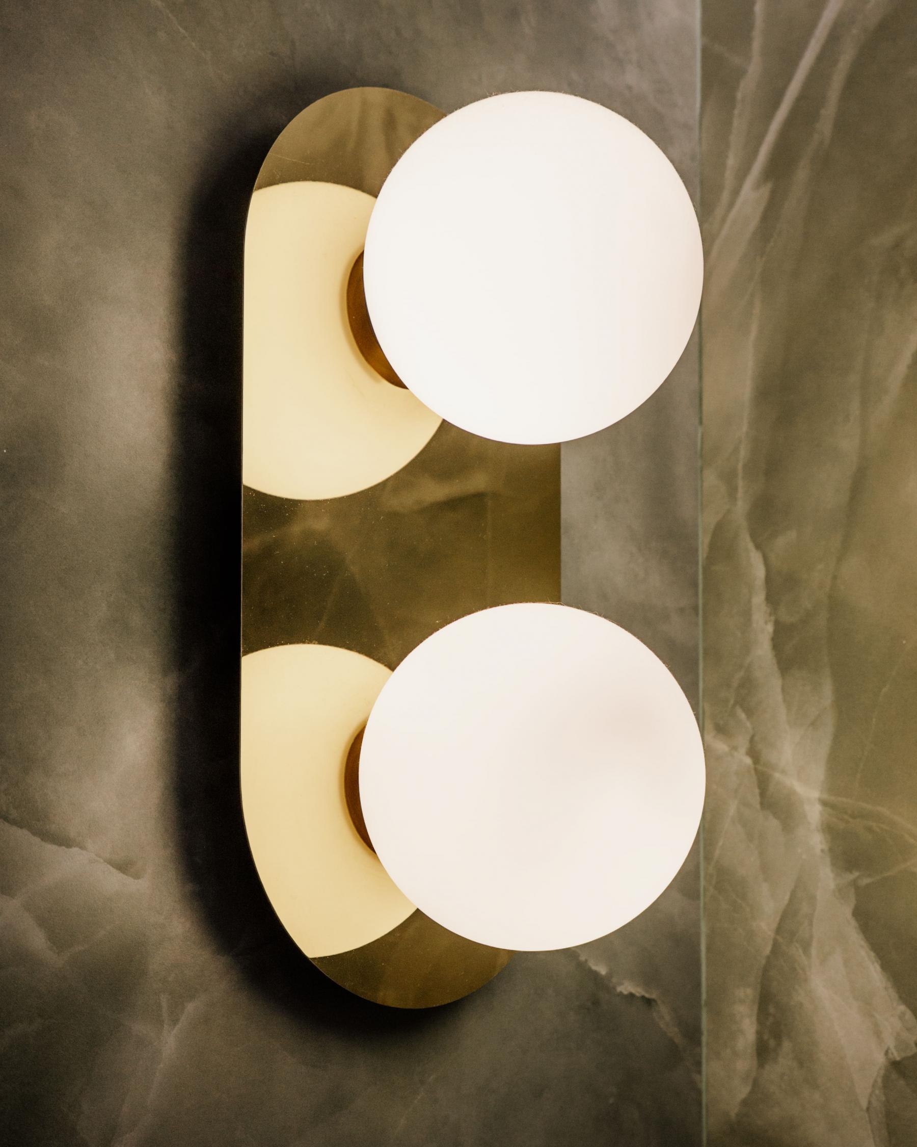 Contemporary Bathroom with Lighting and Bathroom Lighting